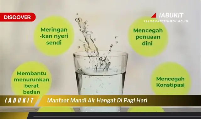 manfaat mandi air hangat di pagi hari