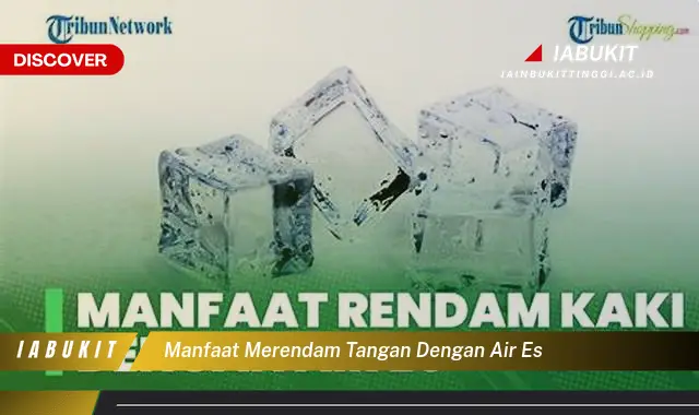 manfaat merendam tangan dengan air es manfaat merendam tangan dengan air es