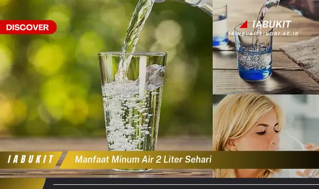 Temukan 7 Manfaat Minum Air 2 Liter Sehari yang Kamu Harus Tahu