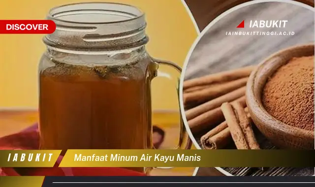 manfaat minum air kayu manis