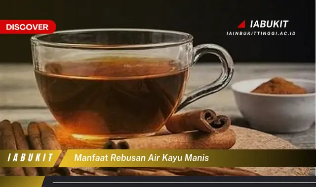 manfaat rebusan air kayu manis