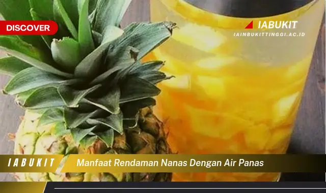 manfaat rendaman nanas dengan air panas