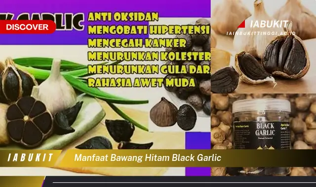 Ketahui Manfaat Bawang Hitam Black Garlic yang Bikin Kamu Penasaran