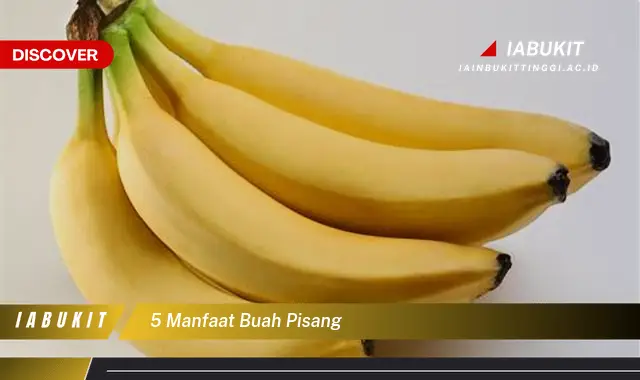 5 manfaat buah pisang