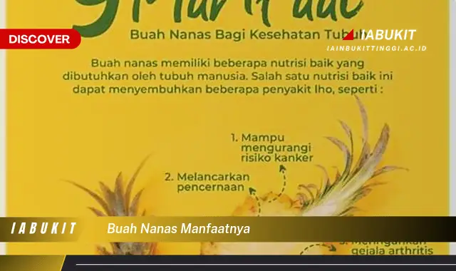 buah nanas manfaatnya