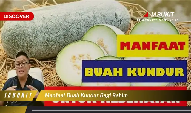 manfaat buah kundur bagi rahim