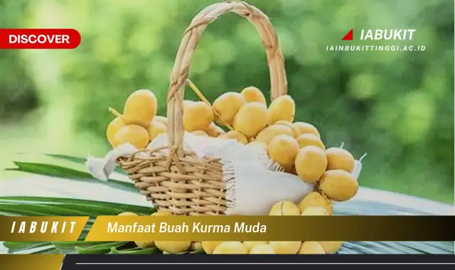 manfaat buah kurma muda