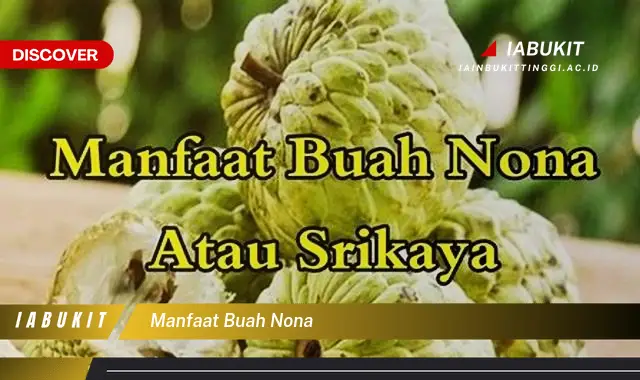 manfaat buah nona