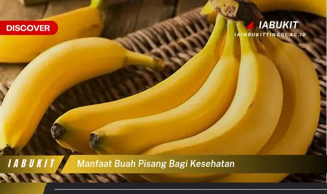 manfaat buah pisang bagi kesehatan