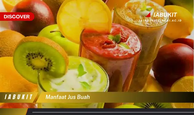 manfaat jus buah