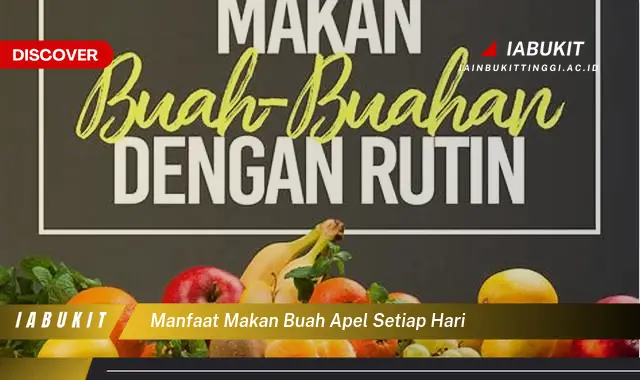 manfaat makan buah apel setiap hari