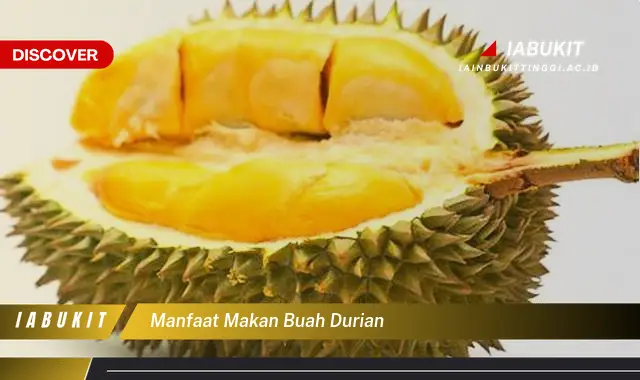 manfaat makan buah durian