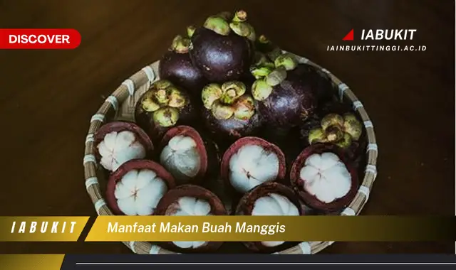 manfaat makan buah manggis