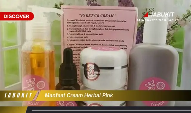 manfaat cream herbal pink