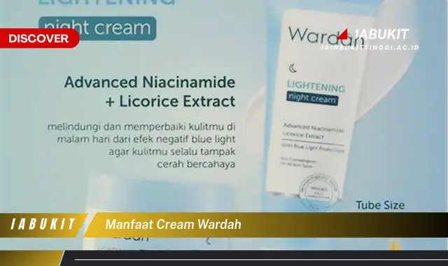 manfaat cream wardah