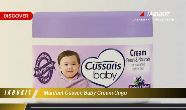 manfaat cusson baby cream ungu