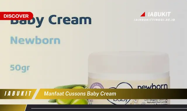 manfaat cussons baby cream