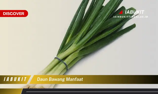 daun bawang manfaat