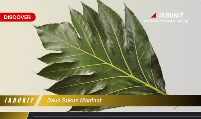 daun sukun manfaat