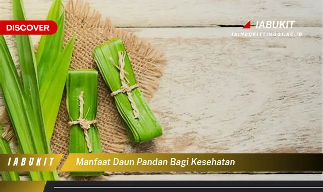 manfaat daun pandan bagi kesehatan