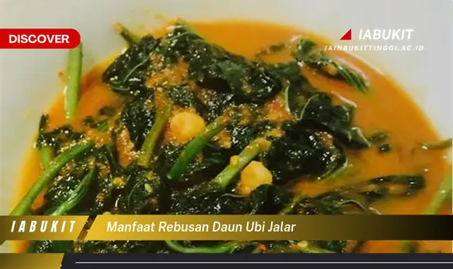 manfaat rebusan daun ubi jalar