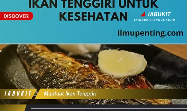 manfaat ikan tenggiri