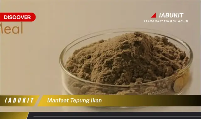 manfaat tepung ikan