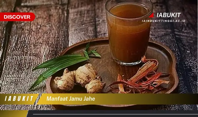 manfaat jamu jahe