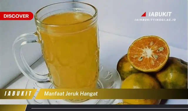 manfaat jeruk hangat