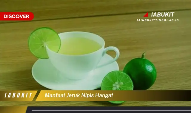 manfaat jeruk nipis hangat