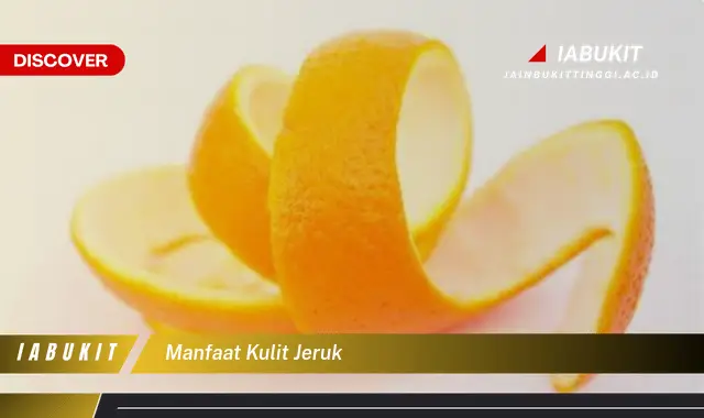 manfaat kulit jeruk