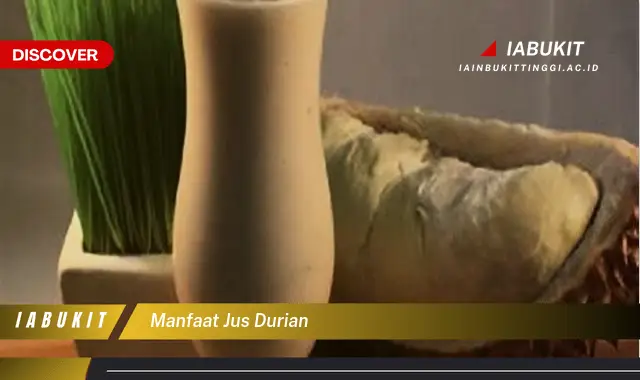 manfaat jus durian