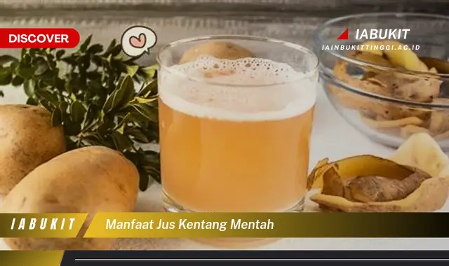 manfaat jus kentang mentah