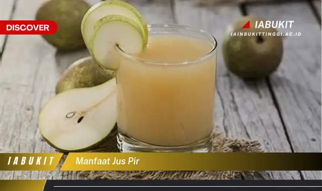 manfaat jus pir