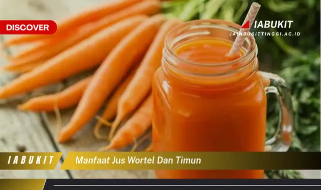 manfaat jus wortel dan timun