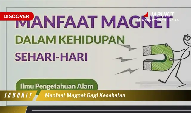 manfaat magnet bagi kesehatan