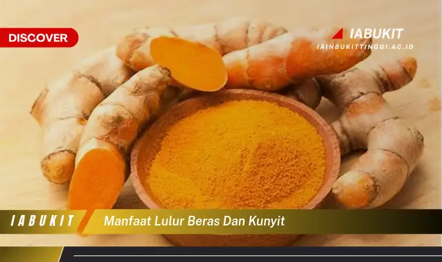 manfaat lulur beras dan kunyit