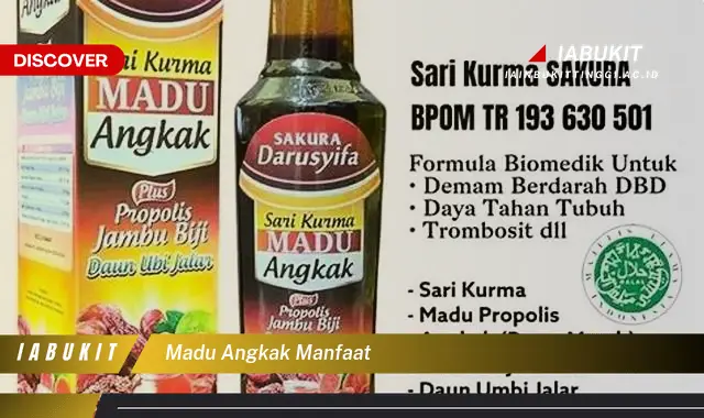 madu angkak manfaat