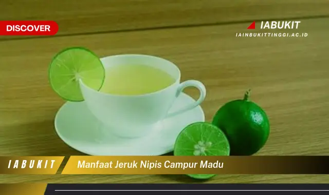 manfaat jeruk nipis campur madu