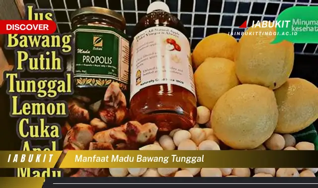 manfaat madu bawang tunggal