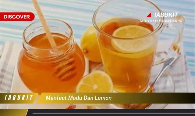 manfaat madu dan lemon