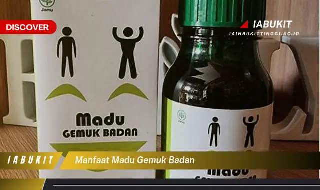 manfaat madu gemuk badan