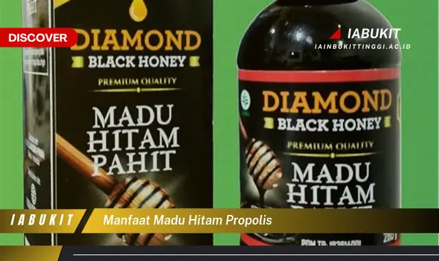 manfaat madu hitam propolis