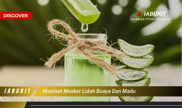 manfaat masker lidah buaya dan madu