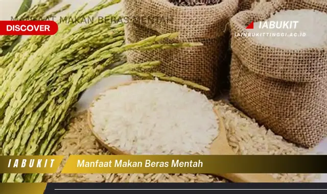 manfaat makan beras mentah