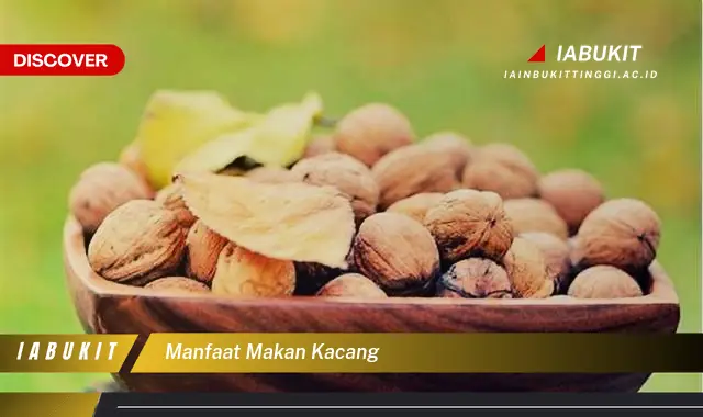 manfaat makan kacang