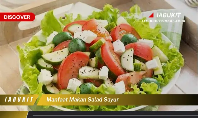 manfaat makan salad sayur