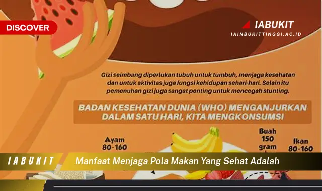 manfaat menjaga pola makan yang sehat adalah