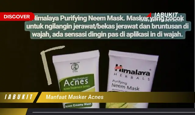 manfaat masker acnes