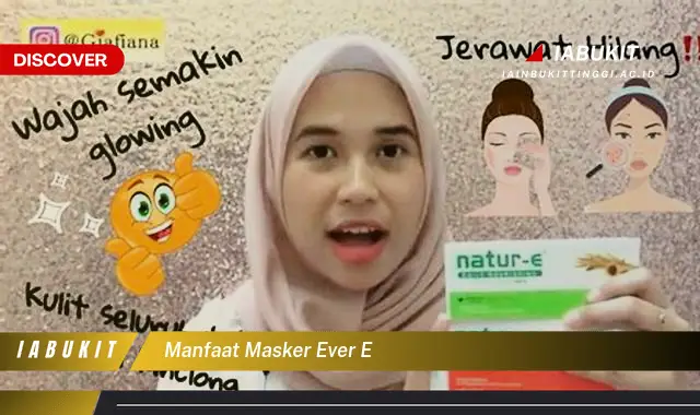 manfaat masker ever e